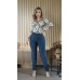 062356 Blusa Ramany Manga Longa Estampada
